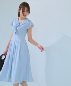 TOCCA 【00サイズあり】MILLEFEUILLE PARASOL ドレス サックスブルー系