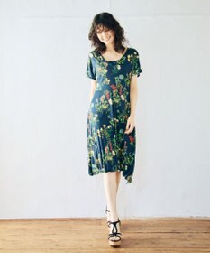 San-ai Resort（三愛水着楽園） ショルダードレス３点セット　13L・15L　【Coral veil（コーラルヴェール）】