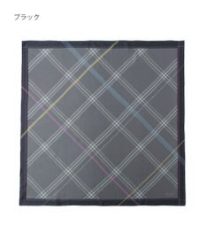 MOONBAT MACKINTOSH PHILOSOPHY(マッキントッシュ フィロソフィー）シルクスカーフ チェック 88×88㎝ 日本製