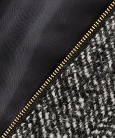 23区 S 【STORY11月掲載】BALLI ヘリンボーンツイード ノーカラー ブルゾン