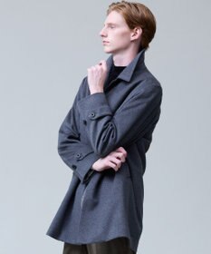 J.PRESS MEN ウールとカシミヤの品格素材【定番】ウールカシミヤビーバー ドレスショートコート_25年モデル