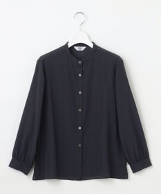 J.PRESS LADIES L 【洗える】テトロンレーヨンマンスローン ブラウス