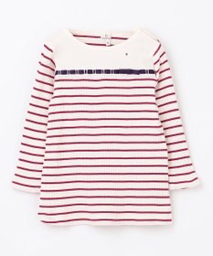 組曲 KIDS 【80-100㎝】レースボーダー トップス