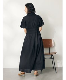 CRAFT STANDARD BOUTIQUE インド綿オープンカラーワンピース