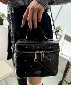 WEGO メタルパーツキルティングバニティショルダー