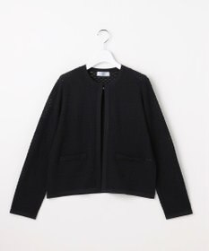 J.PRESS LADIES L ジャガード ニット ジャケット