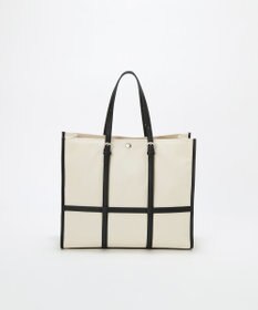 TOPKAPI 【Breath TOPKAPI】FRAME フレーム レザーベルト スクエア トートバッグ　A4 / 軽量