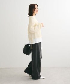 Green Parks ラメメッシュニットプルオーバー