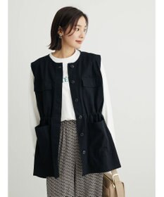 Green Parks ・ＳＵＧＡＲ　ＳＰＯＯＮ　ノーカラーミリタリーベスト