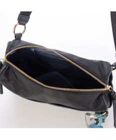 UNBILLION ペルケ perche / 牛革×ナイロンチェンジベルトキーチャームショルダー