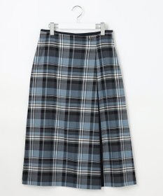 J.PRESS LADIES 【洗える】テトロンレーヨン/ウール milledタータン スカート