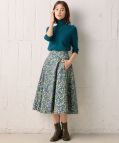 組曲 MINA六分袖タートルネック ニット