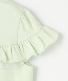 組曲 KIDS 【UVケア】【110-140㎝】フレアラッフル Tシャツ