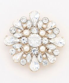 J.PRESS LADIES マグネットビジュー ブローチ