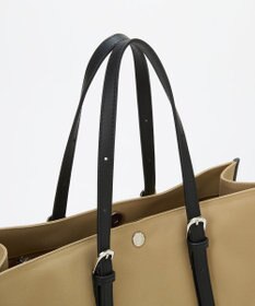 TOPKAPI 【Breath TOPKAPI】FRAME フレーム レザーベルト スクエア トートバッグ　A4 / 軽量