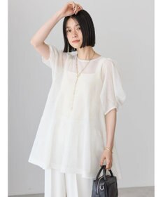 AMERICAN HOLIC ボリュームスリーブティアードニットチュニック