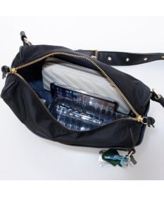 UNBILLION ペルケ perche / 牛革×ナイロンチェンジベルトキーチャームショルダー