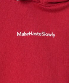 WEGO 配色ロゴデザインショートパーカー