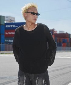 WEGO メッシュニットプルオーバー（LS）