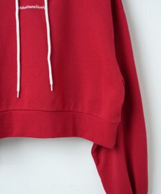 WEGO 配色ロゴデザインショートパーカー