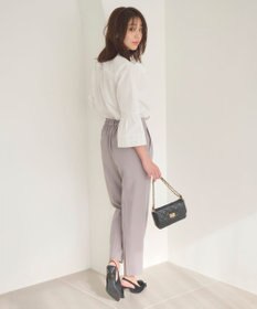 Feroux 【洗える・2WAY】リボンタイチュニック ブラウス