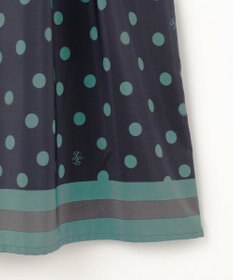 自由区 L 【洗える】ポルカドットプリント スカート