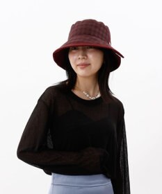 AURORA 【 LANVIN COLLECTION（ランバン コレクション） 】切り替えクロッシェハット