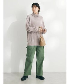 CRAFT STANDARD BOUTIQUE 洗えるコードモールタートルネックプルオーバー