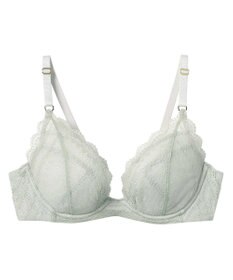 une nana cool リニューアル【綿混】ビタードットコットン 3/4カップブラ