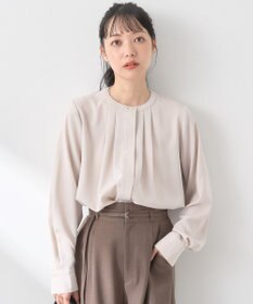 earth music&ecology フロントタックブラウス