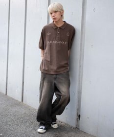 WEGO 【ユニセックス着用ITEM】ピグメントロゴポロシャツ（SS）