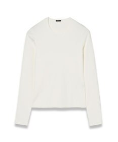 JOSEPH 【FOUNDATIONS】【洗える】シルクストレッチ　ラウンドネックニット