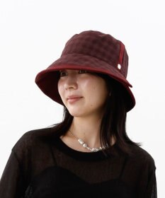 AURORA 【 LANVIN COLLECTION（ランバン コレクション） 】切り替えクロッシェハット