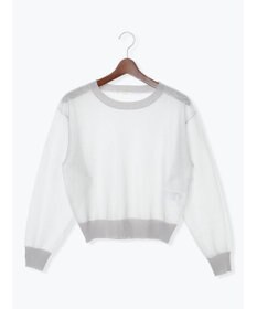 Te chichi シアーレイヤーニット