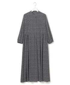 23区 L 【洗える】モダンジオメトリックプリント ワンピース