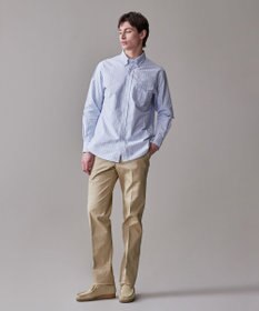 J.PRESS MEN コットンオックス マルチストライプ シャツ / ボタンダウン