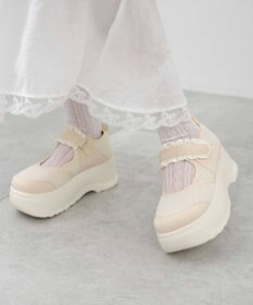 WEGO フリルベルクロシューズ