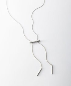 23区 バー スライド ラリエット ネックレス シルバー系