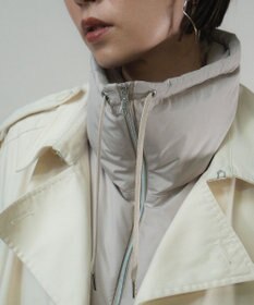 KWD 【日本製】STAND COLLAR DOWN PARTS グリーンダウン スタンドカラーダウンパーツ