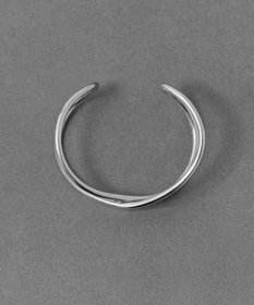 Phoebe 〈金属アレルギー対応〉フロークロスバングル　シルバー/ニッケルフリー