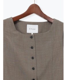 Te chichi スクエアネックジレ【AOYAMA FASHION ASSOCIATION × Te chichi】