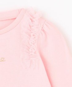 ANY KIDS チュールフリル 長袖Tシャツ