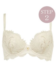 BRADELIS New York 【BRADELIS New York/ 育乳補整ブラ・STEP2 寄せる】ローズステップ2ブラ26S1 補正下着 しっかり谷間を作るブラ