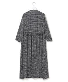 23区 L 【洗える】モダンジオメトリックプリント ワンピース