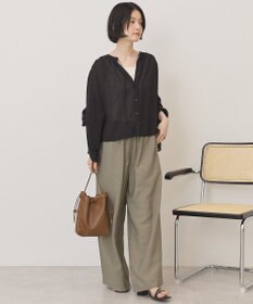 AMERICAN HOLIC スキッパーギャザーブラウス