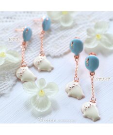 Mother garden しろたん 風船柄 アクセサリー  《ピアス / イヤリング》 単品