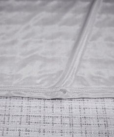 Tiaclasse 絶妙なMIXカラーのツイード素材で存在感溢れるタックワンピース