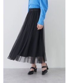 earth music&ecology チュールフレアスカート