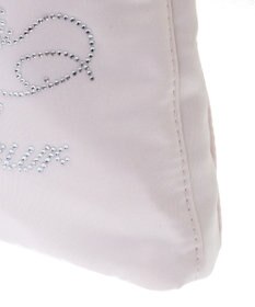 Maison de FLEUR チュールハンドルラインストーンショルダーバッグ