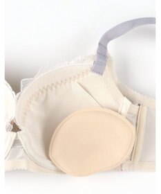 WACOAL ブラジャー 【リボンブラ 脇すっきり】 脇高設計 着やせシルエット 動いても谷間キープ レディース BXB423 /ワコール